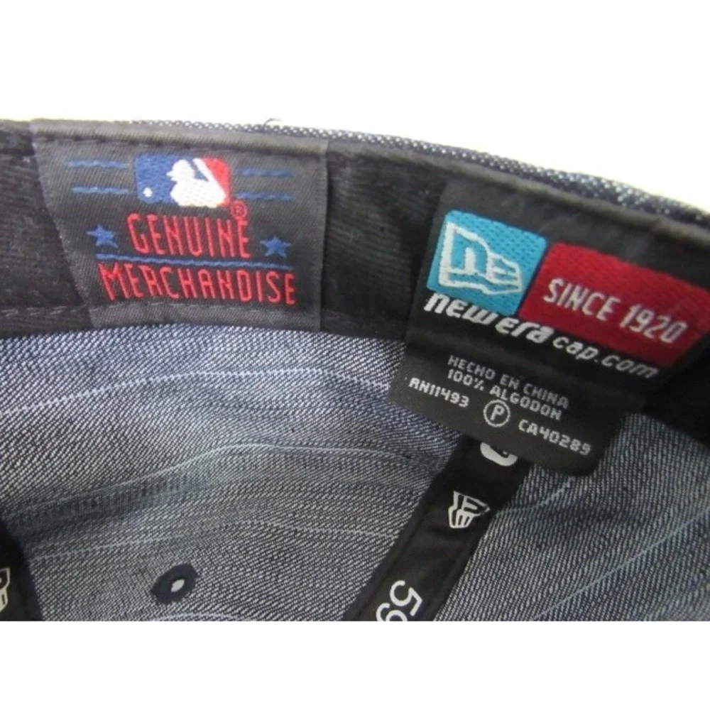Atlanta Braves Conductor Look 59FIFTY FITTED Baseball Hat Blue